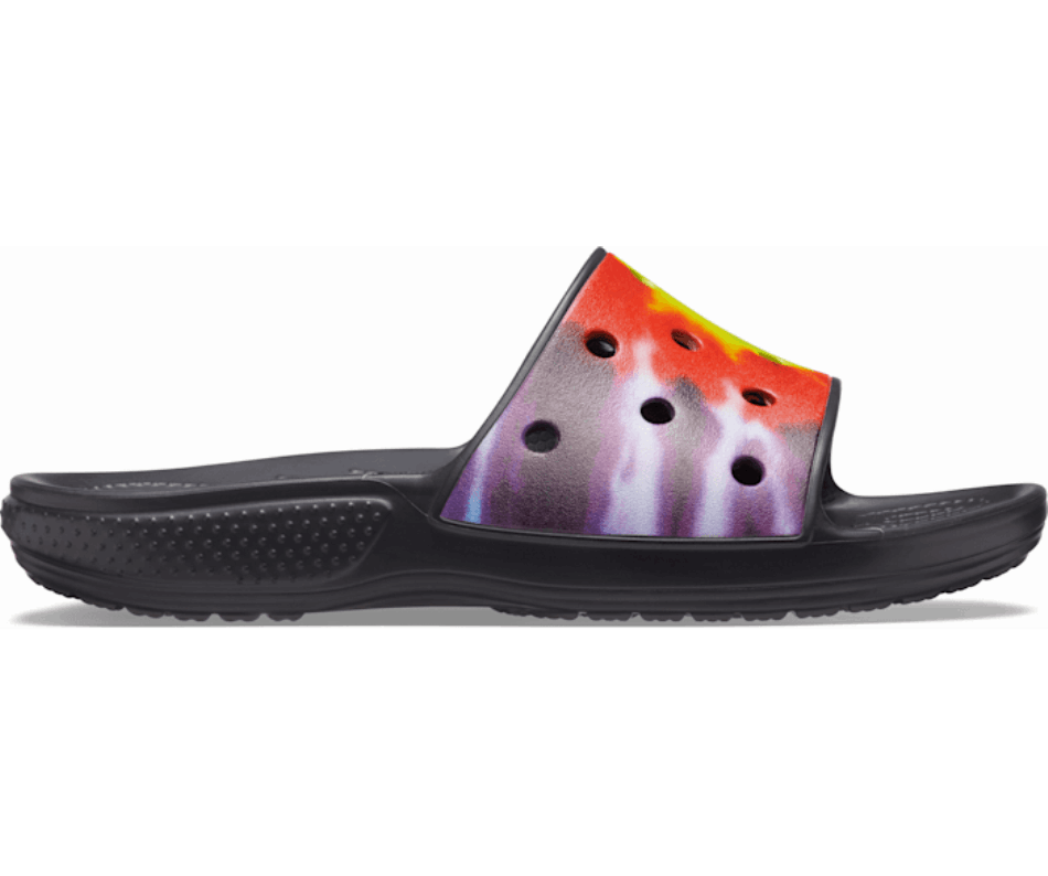 Crocs Classica Diapositiva Grafica Tie-dye Multi