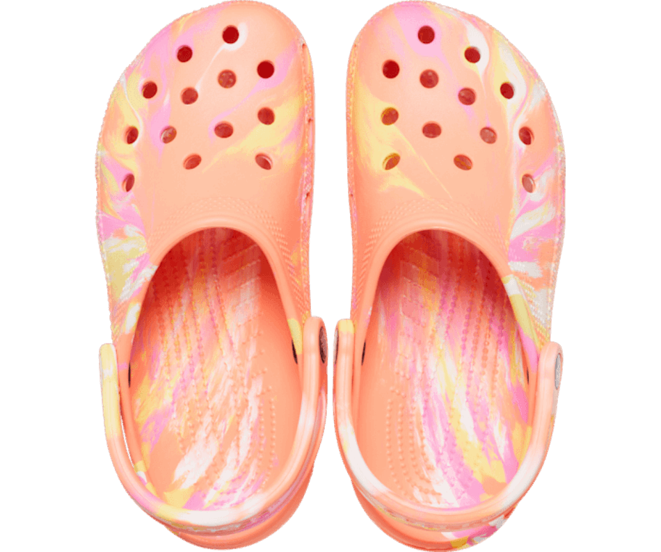 Crocs Classico Zoccolo Marmorizzato Papaya-multi